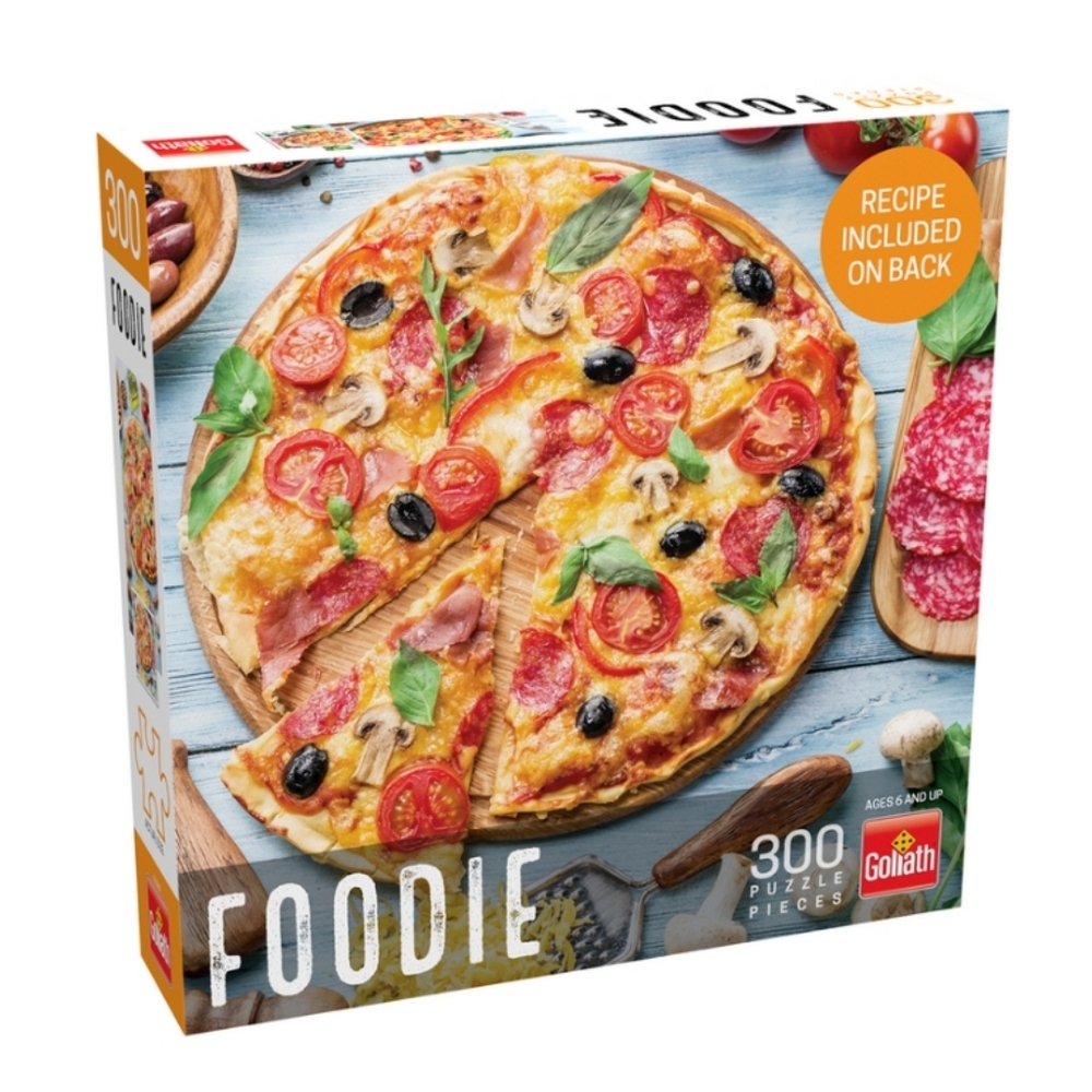 NEW Goliath Foodie Pizza Lovers 300 Pieces Jigsaw Puzzle Realistic Colorful